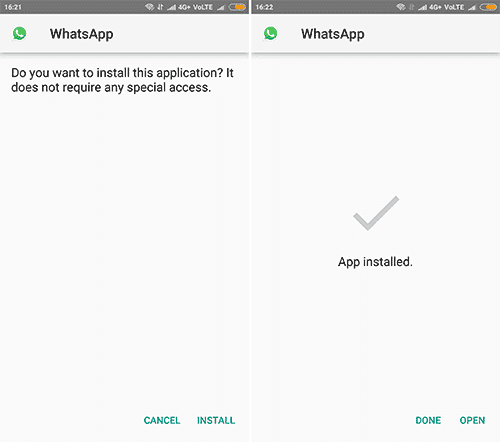 Gbwhatsapp mini apk install