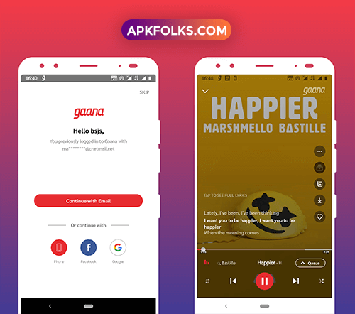 login-with-your-account-on-gaana-premium-ad-free-app