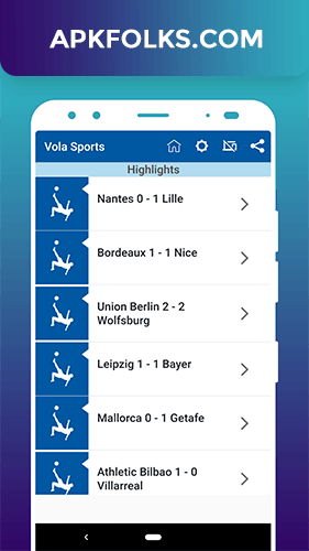 vola sports screenshot 1